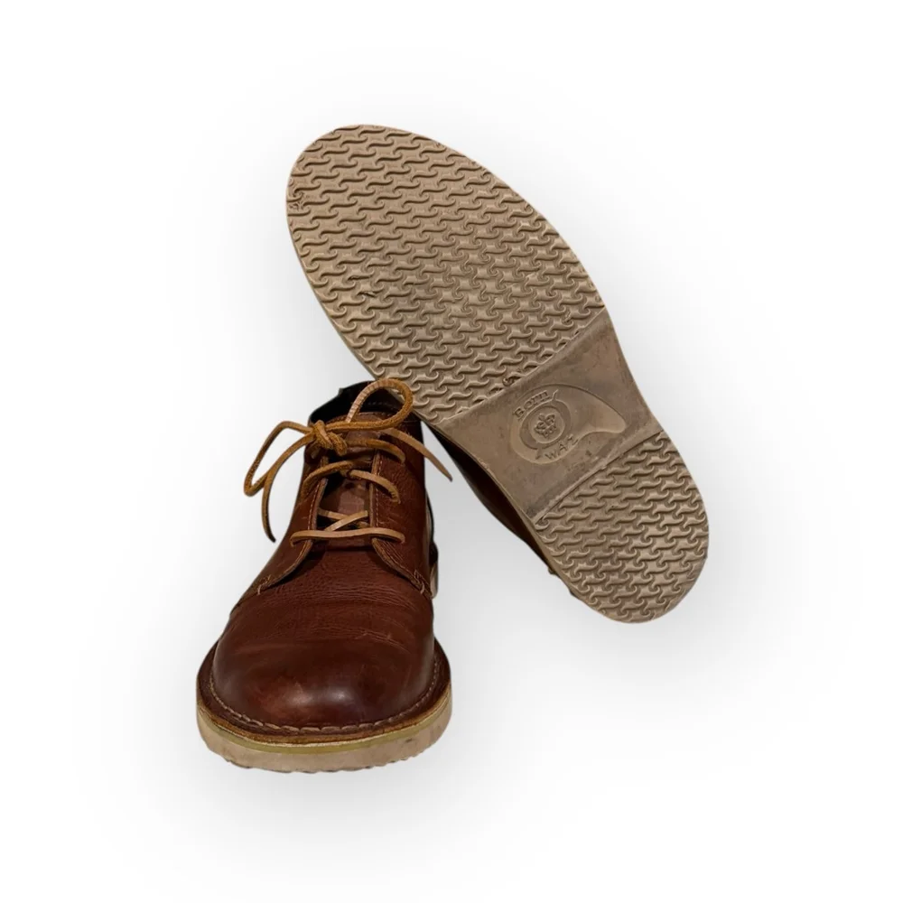 Born Børn Leather Chukka Boots Mens 9.5 Brown Lace Up Ankle Boots Comfort Casual - Picture 9 of 11